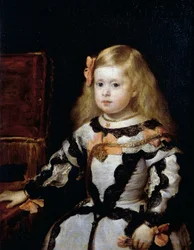 Portrait of the Infanta Margarita, daughter of King Philip IV of Spain and Mariana of Austria