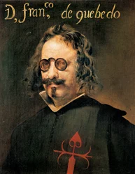 Portrait of the Spanish writer Francisco De Quevedo