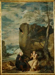 Saint Anthony the Great and Saint Paul, the First Hermit, c.1642