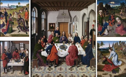 The Gathering of Manna and Passover, The Last Supper, The Meeting of Abraham and Melchizedek and Elijah Awakened by the Angel