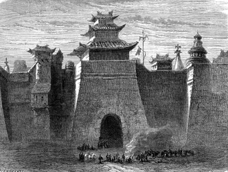 Walls and Gate of Beijing, China