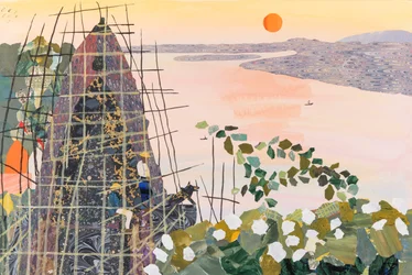 Men at Sunrise, India, 2020