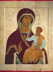 Madonna and Child Hodigitria, Russian icon