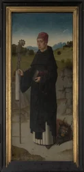 St. Bernard, left hand panel from the Triptych of St. Erasmus, c.1460