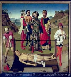 The Martyrdom of Saint Erasmus, central panel from the Triptych of Saint Erasmus