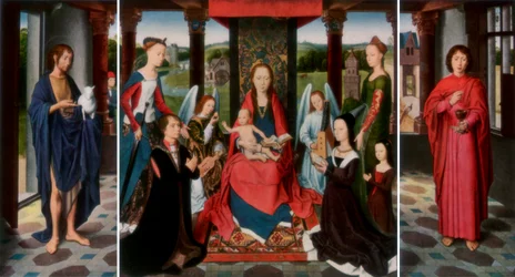 The Virgin and Child with Saints and Donors (The Donne Triptych)
