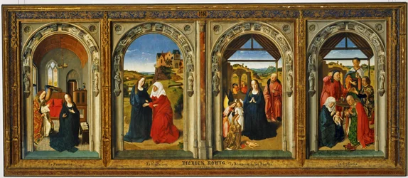 The Annunciation - The Visitation, Saint Mary Visits Saint Elisabeth - The Adoration of the Angels - The Adoration of the Magi