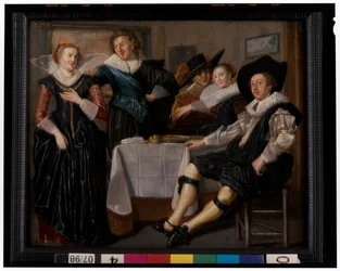 A Merry Company in an Interior