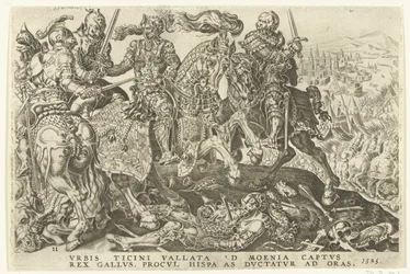 Capture of Francis I during the Battle of Pavia, 1525