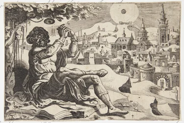 Jonah Complaining under the Gourd
