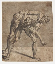Two Wrestlers
