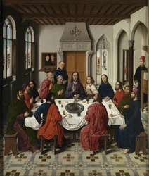 The Last Supper altarpiece central panel, 1464-1468