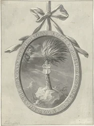 Emblem of the Rotterdam Exercise Society De Palmboom, 1785