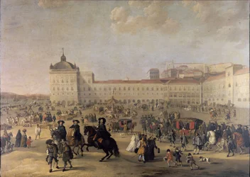 Palace Square Terreiro do Paço of Lisbon