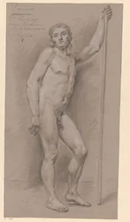 Standing Male Nude, Front View (2nd Prize 1776)