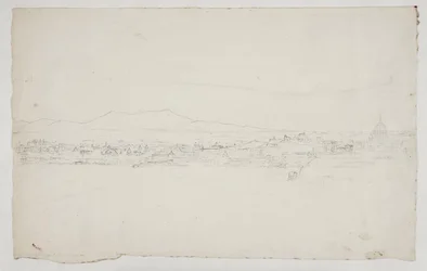 View Towards Rome with the Cathedral on the Right