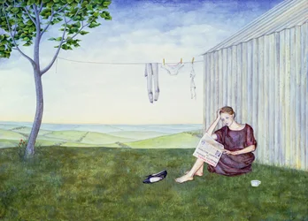 Girl in the Garden