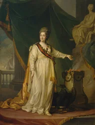 Catherine II as Legislator in the Temple of the Goddess of Justice, 1783