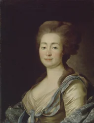 Portrait of Anna Dorothea Louise Schmidt, née Baroness Klossen, c. 1785