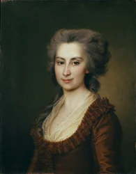 Portrait of Countess Praskovya Vorontsova, Early 1790s