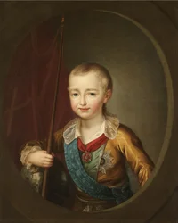 Portrait of Grand Duke Alexander Pavlovich as a Child