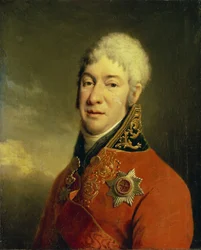 Portrait of Ivan Vladimirovich Lopukhin 1756-1816, philosopher, mystic, writer and humanitarian, 1802-1804
