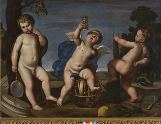 Allegory of Agriculture, Astronomy and Architecture