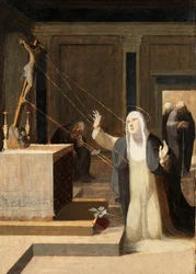 Saint Catherine Receiving the Stigmata, 1545