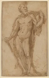Hercules, Standing with a Club