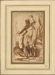 Study for the Figure of Abraham