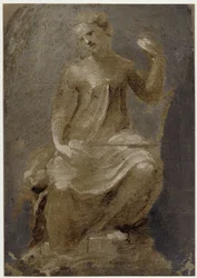 Throned Female Figure (Amor Patriae)