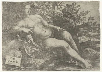 Reclining Venus in Landscape