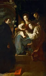The Mystical Marriage of Saint Catherine with Saints Dominic and Peter Martyr