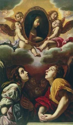 Flying and Adoring Angels