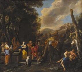 Rebecca and Eliezer at the Well