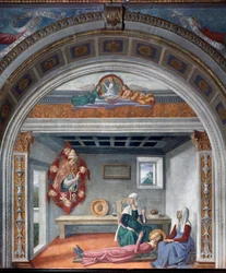 Announcement of Death to St. Fina by Saint Gregory the Great