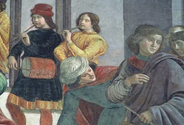 Musicians, from the Marriage of the Virgin