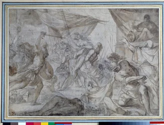 Soldiers abducted a queen and carried her in a ship