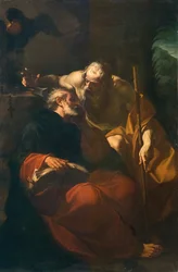 St. Benedict and a Hermit