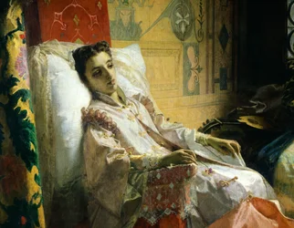 Torquato Tasso reading Liberated Jerusalem to Eleonora d