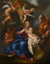 The Rest of the Holy Family on the Way to Egypt