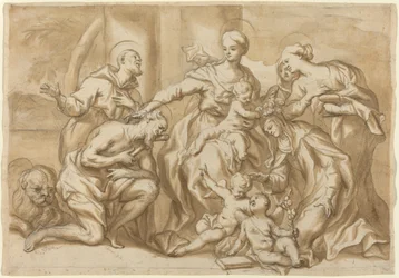 Madonna Surrounded by Saints