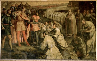 The Fourth Crusade: Surrender of Zara in 1202 to Doge Enrico Dandolo