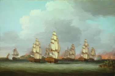 Destruction of the American Fleet at Penobscot Bay
