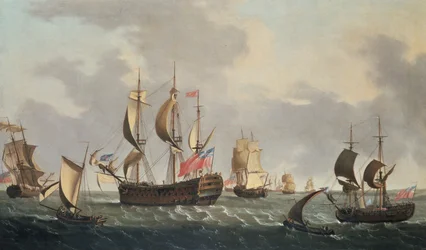Royal Squadron off the Coast
