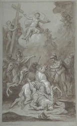 The Conversion of St. Paul (recto), The Execution of the Prisoner (verso), 18th-early 19th century