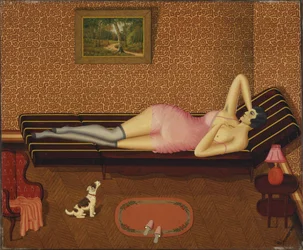 Summer Siesta Woman Lying