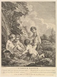 Child Swimming, ca. 1741