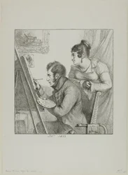 Baron Denon before his Easel