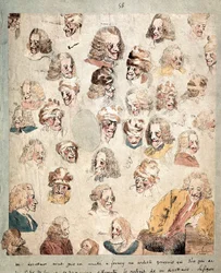 Different Airs in 30 Heads of Voltaire